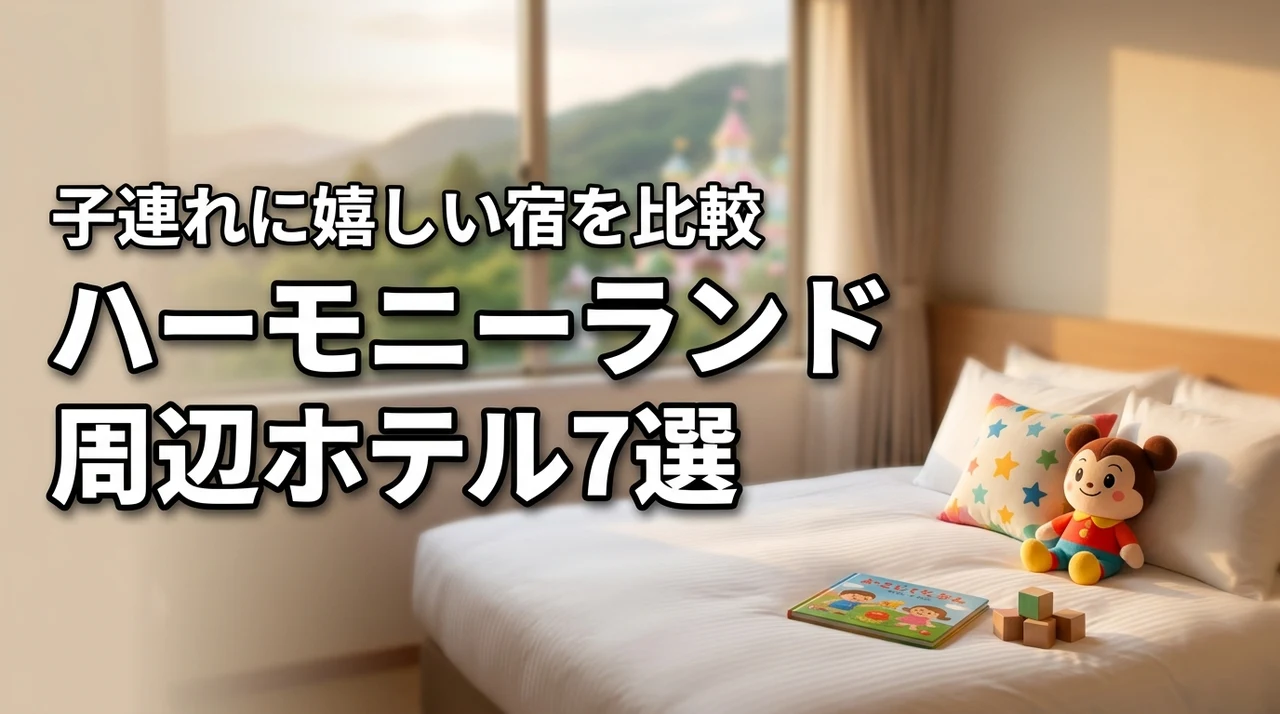 ハーモニーランド周辺で子連れにおすすめのホテル7選！家族にぴったりの宿泊先を比較