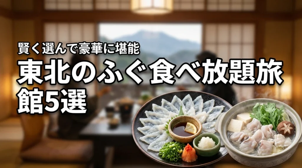 東北でふぐの食べ放題を楽しめる旅館5選！豪華な料理を堪能する賢い宿の選び方