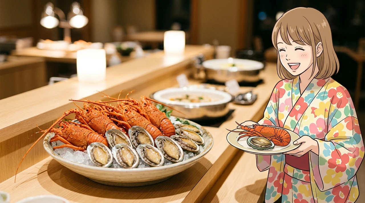 伊勢海老とアワビの食べ放題が人気のホテル6選