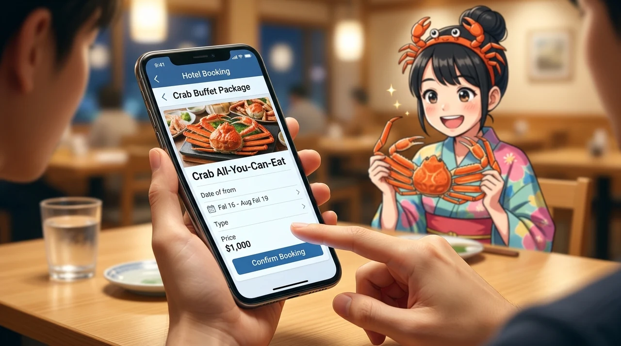 カニ食べ放題を予約する際の注意点