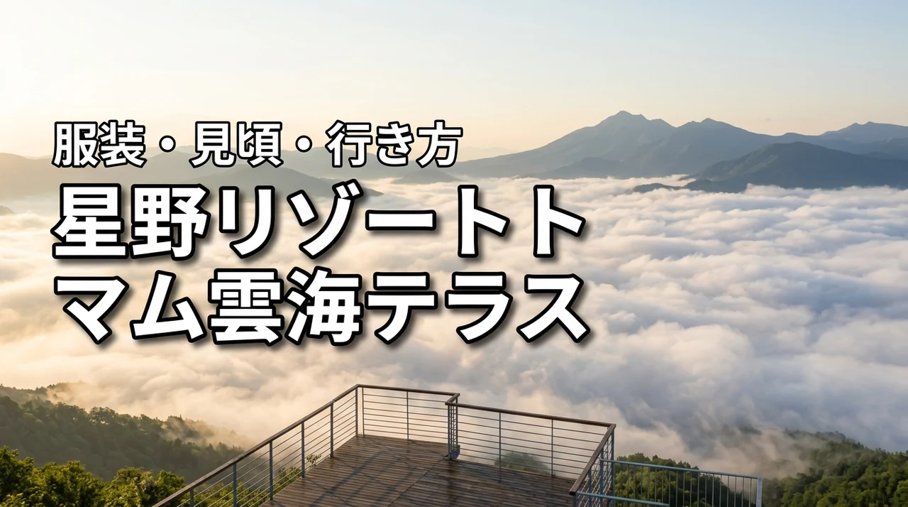星野リゾートトマム雲海テラス完全ガイド！時間・服装・行き方・見頃を解説