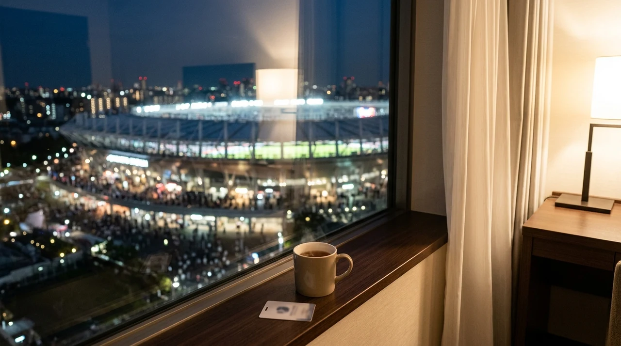 スタジアム周辺に宿泊するメリット5つ
