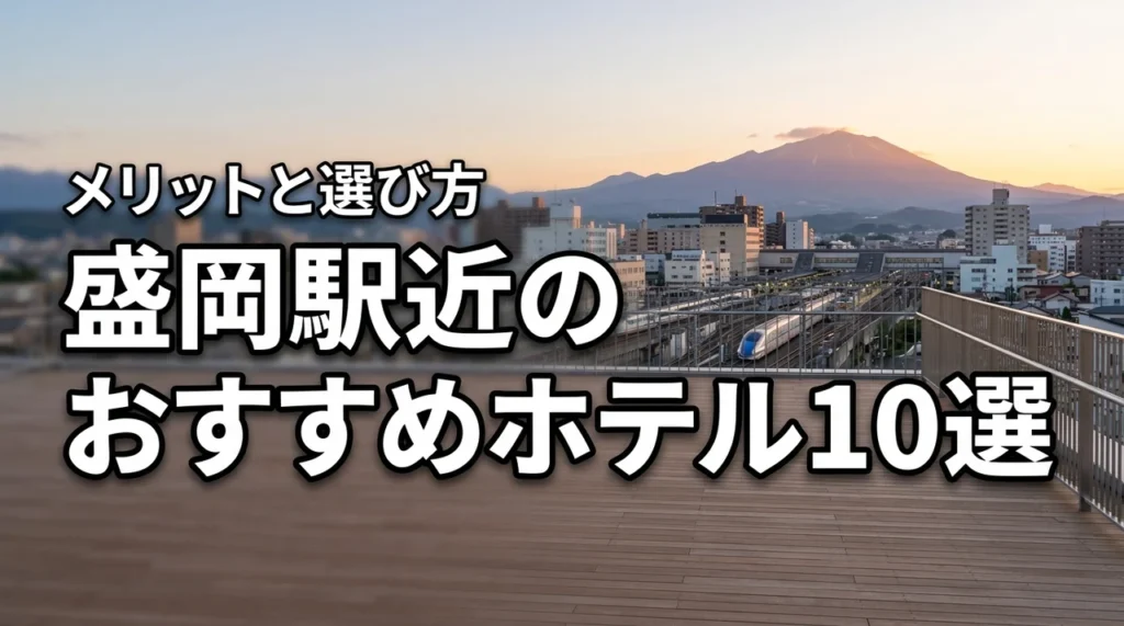 盛岡駅に近いホテルおすすめ10選！【メリット・デメリット】や選び方を解説